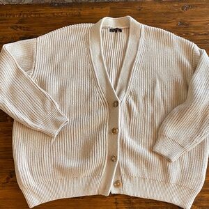Quince Cream Knit Cardigan